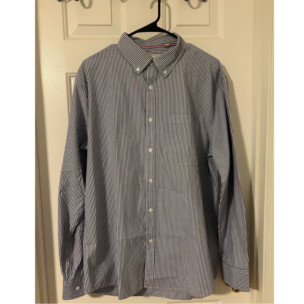 Men’s Oxford Long Sleeve Button Up Shirt